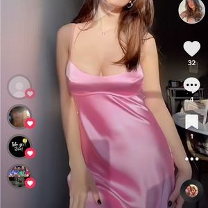 Viral pink Zara dress (modelled by me hehe)